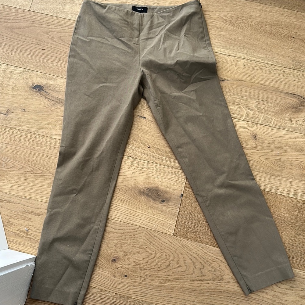 Theory pants- olive color